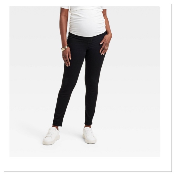 Ingrid & Isabel High-Rise Over Belly Skinny Maternity Pants NWT - Picture 3 of 7
